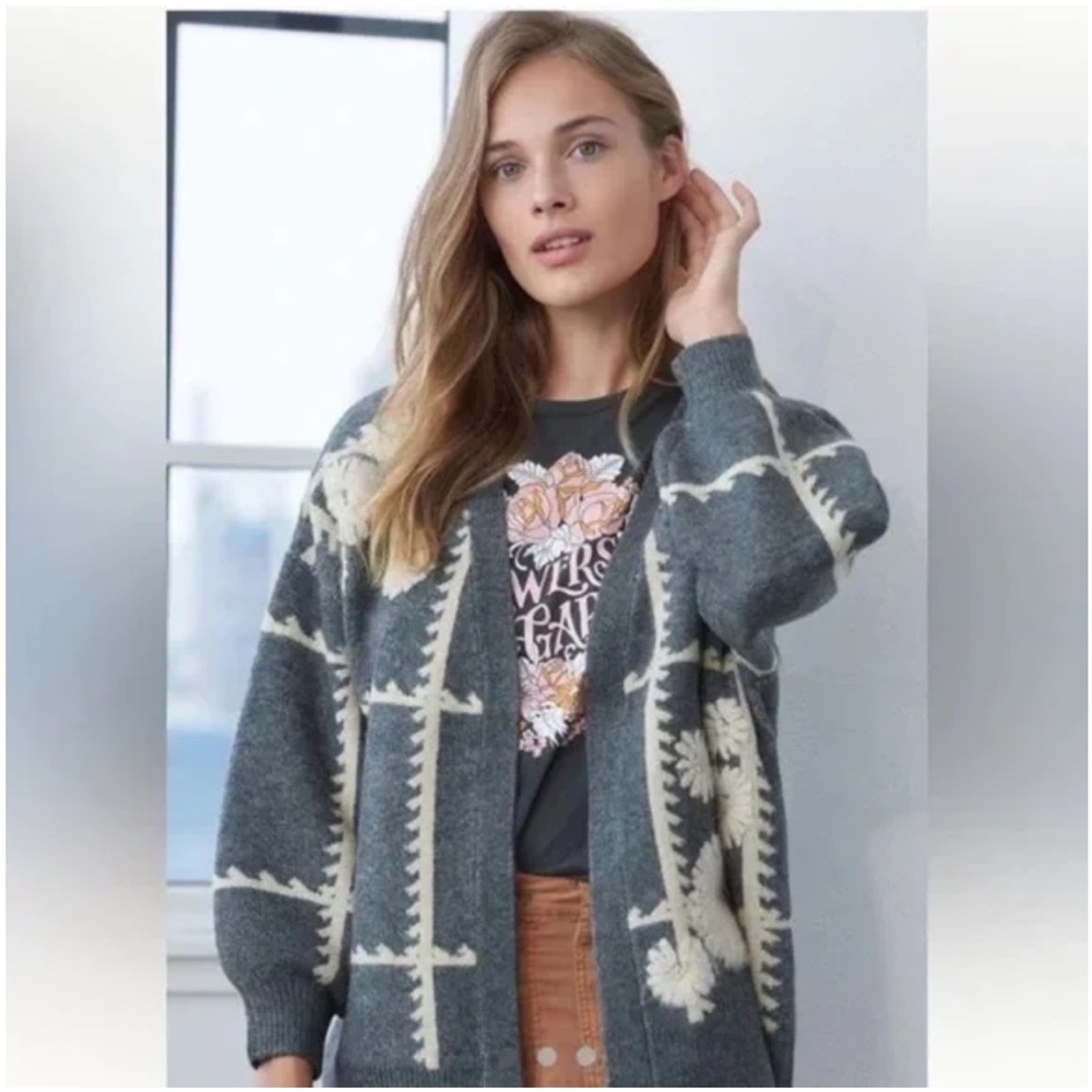 Anthropology Open Front Cardigan
